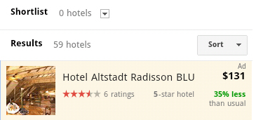 Google Hotelfinder - Travel Ads