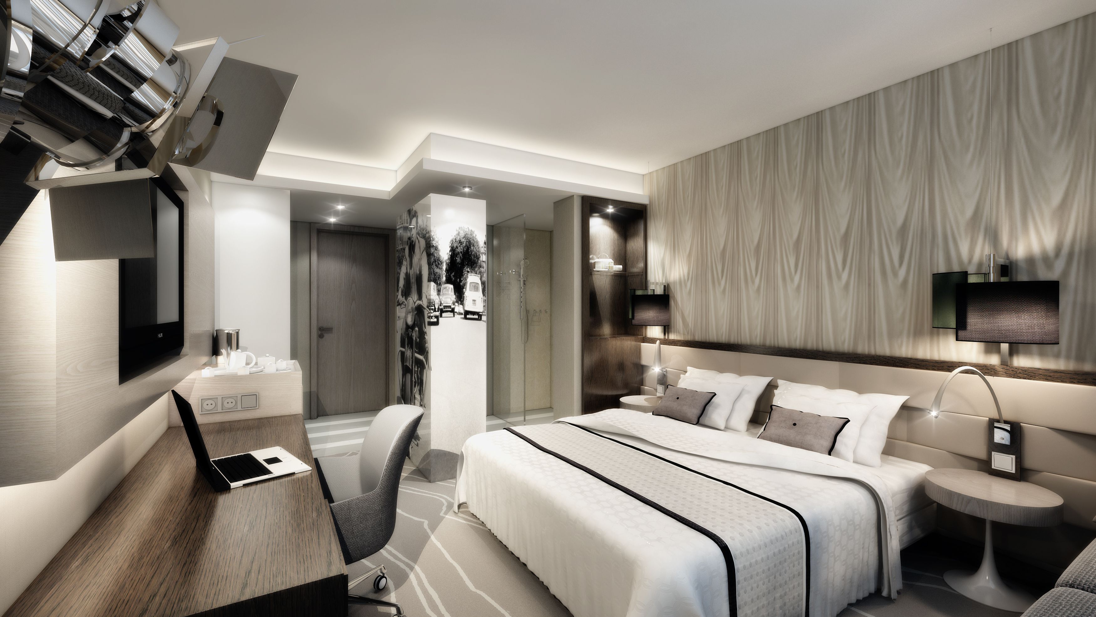 Die Hotelzimmer-Dauerausstellung von JOI-Design wird Anfang 2013 im Hotel-Kompetenz-Zentrum eröffnet