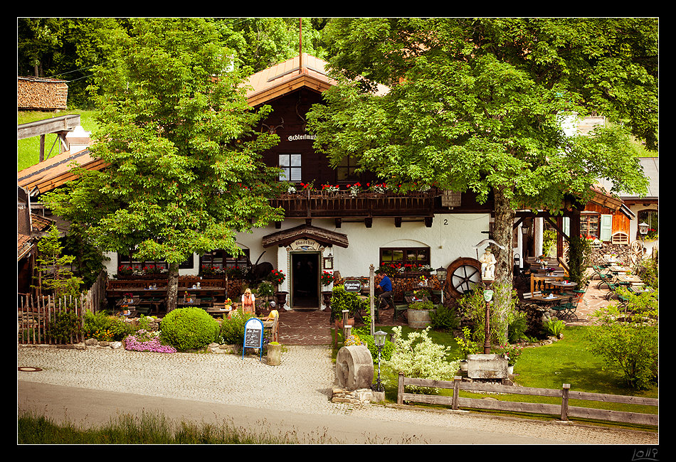 Heuhotel und Gastschof Schleifmühle Unterammergau
