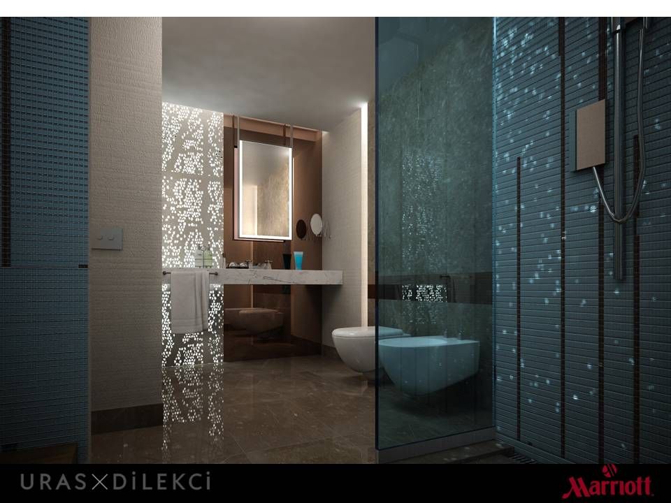 Badezimmer im Marriott Sisli Hotel Istanbul