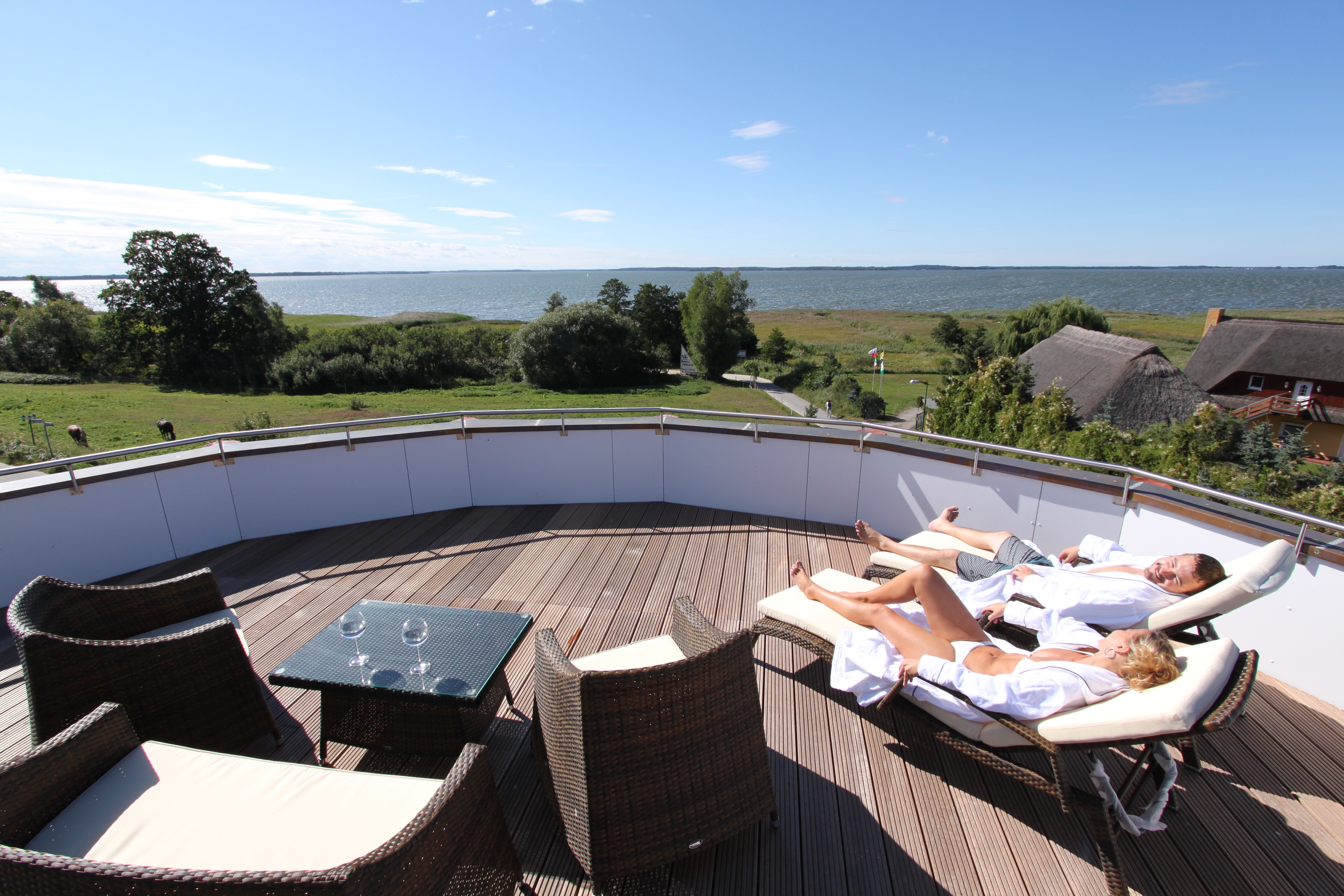 Gäste des Best Western Hotel Hanse-Kogge können sich im neuen Spa am See entspannen