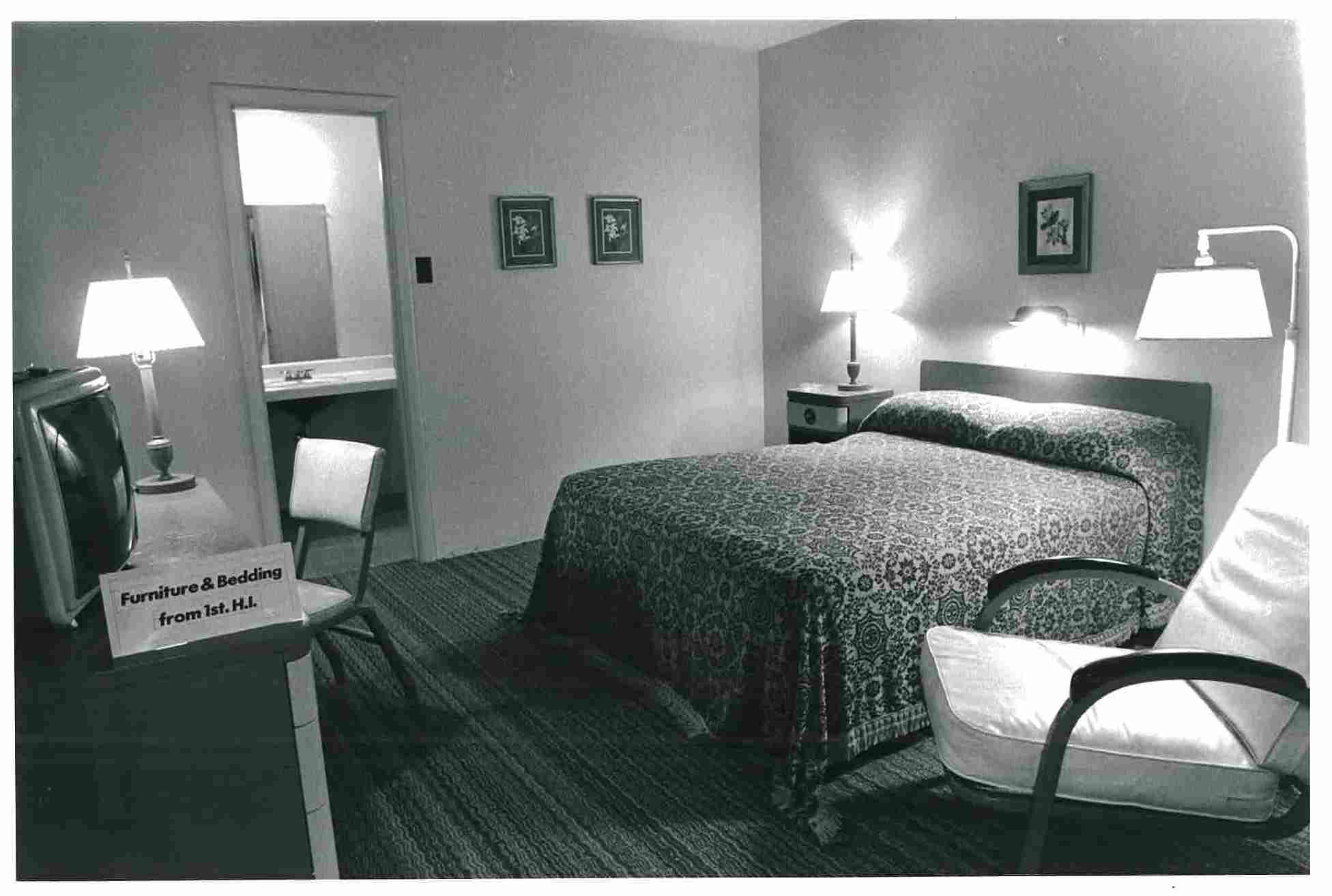 Zimmeransicht des ersten Holiday Inn Hotels