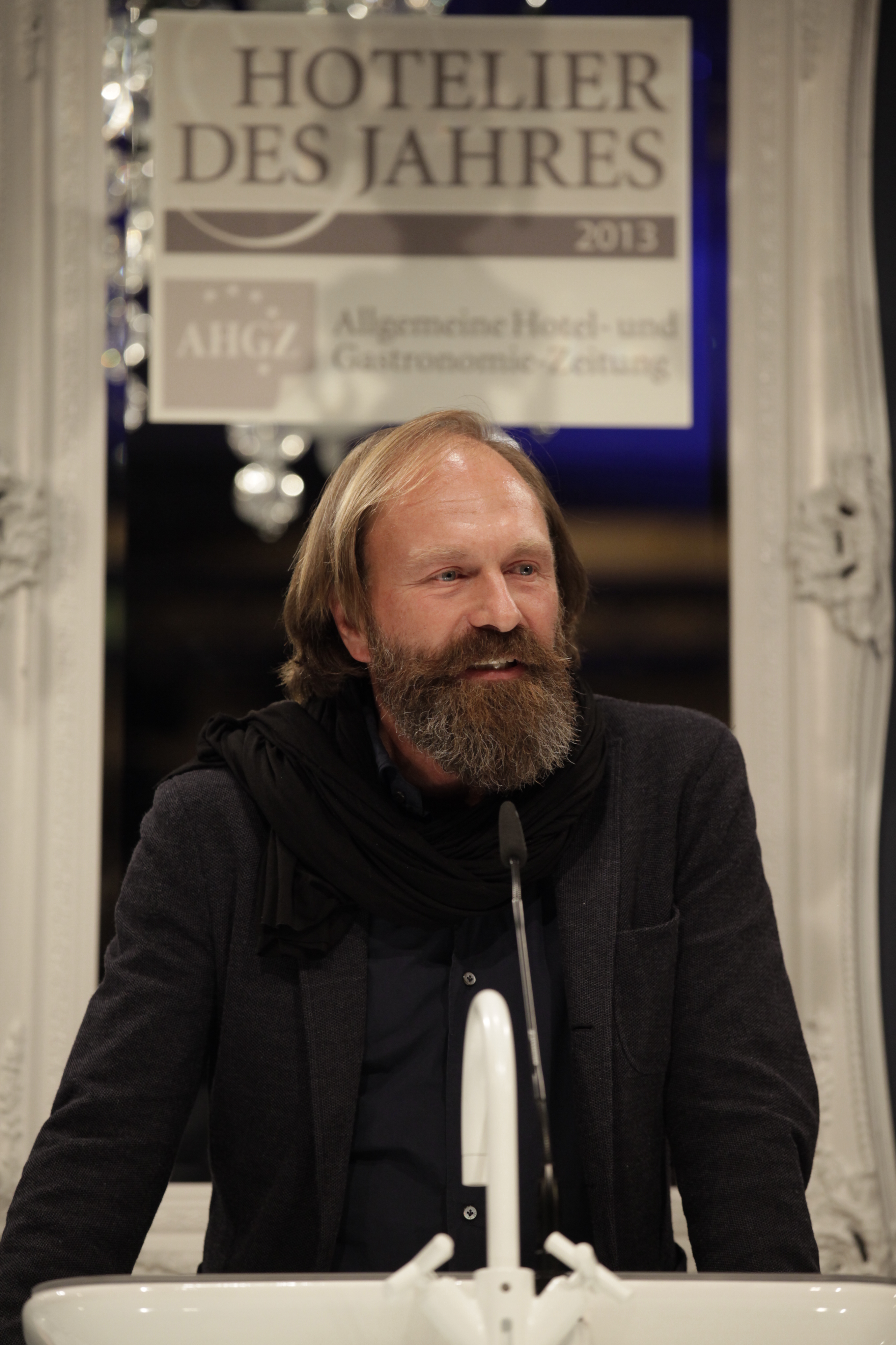 Hotelier des Jahres 2013 - Gewinner des Special Award: Claus Sendlinger (Design Hotels AG)  - (Foto: Thomas Fedra, AHGZ)