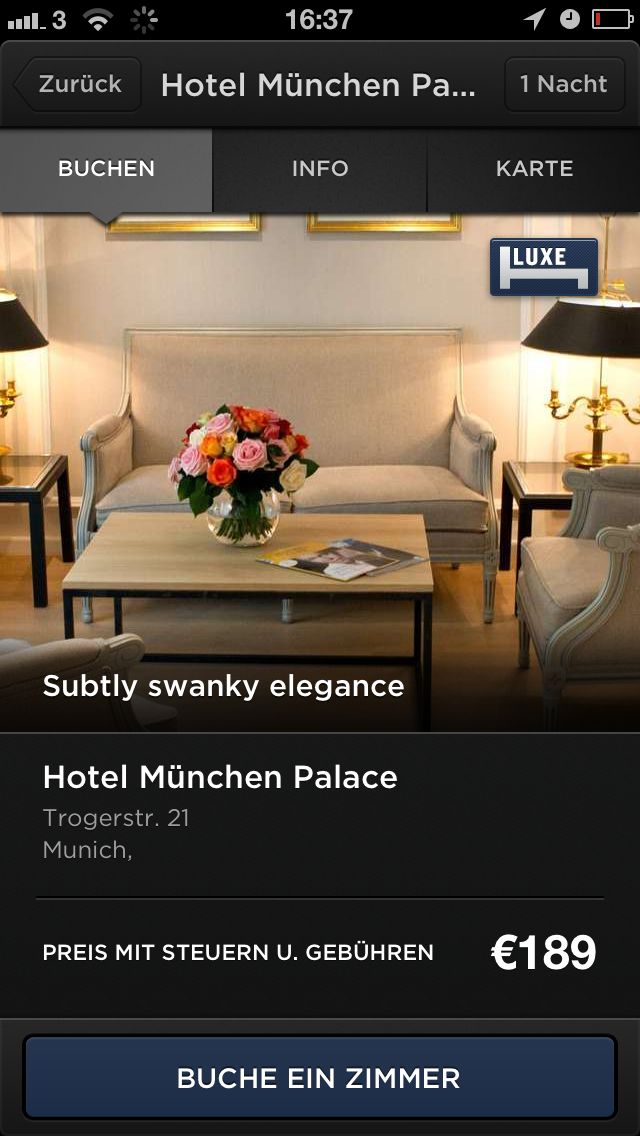 Hotel Tonight - Hotel München Palace