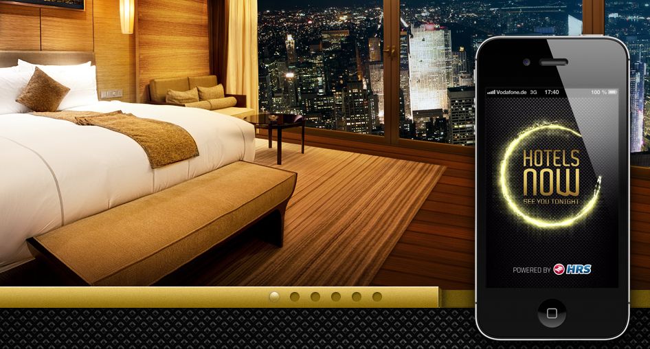 App Hotels Now - HRS erwartet massiven Zuwachs bei mobilen Hotelbuchungen