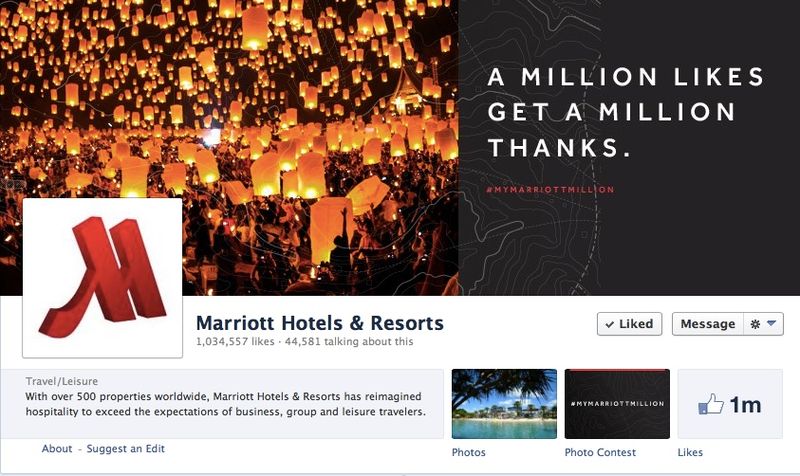Marriott Facebook Fanpage