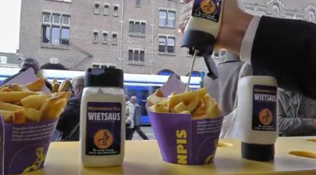 Pommes "Marihuana" mit Cannabis-Sauce - Jetzt am Imbiss im Amsterdam zu probieren - Report bei HOTELIER TV: 