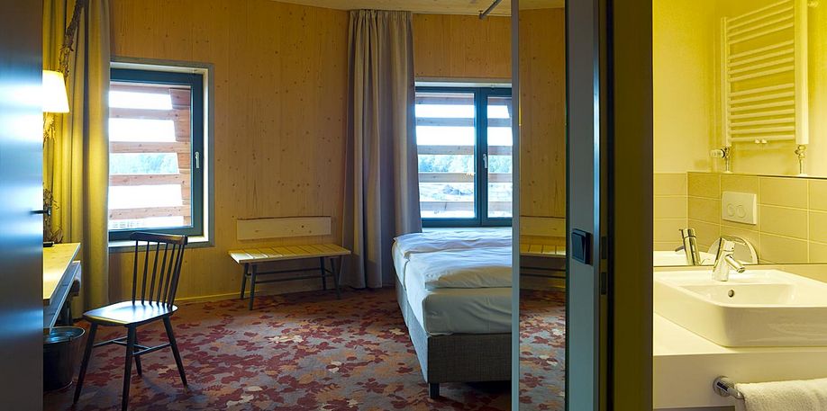 Die Zimmer im "grünen" Raphael Hotel Wälderhaus Hamburg sind besonders groß