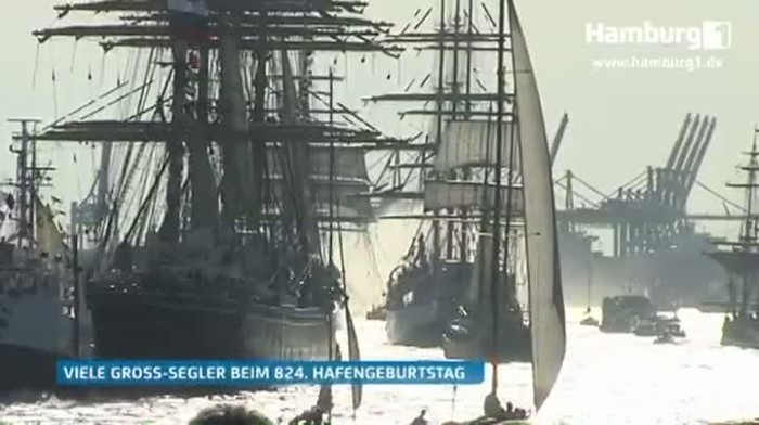 Hamburg feiert vom 9. bis 12. Mai 2013 den 824. Hafengeburtstag