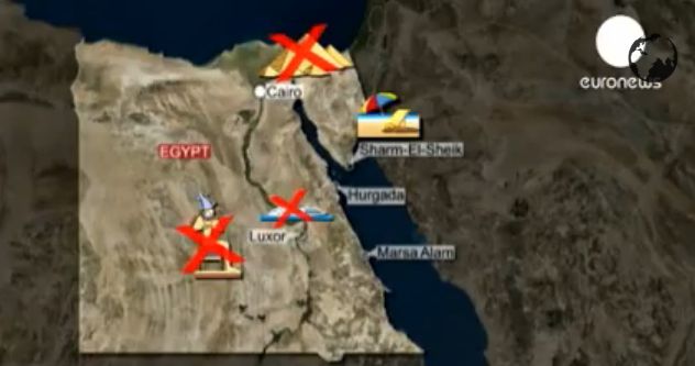 Ägypten: Gewalt beeinträchtigt Tourismus - Urlauber werden heim geholt - Reports bei HOTELIER TV: www.hoteliertv.net/ägypten-tourismus