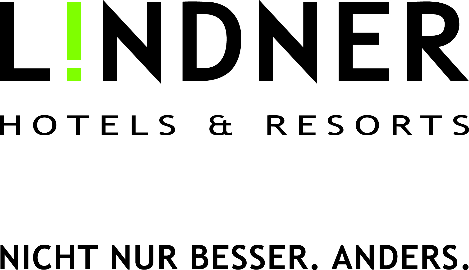 Lindner Hotels - Logo mit Slogan
