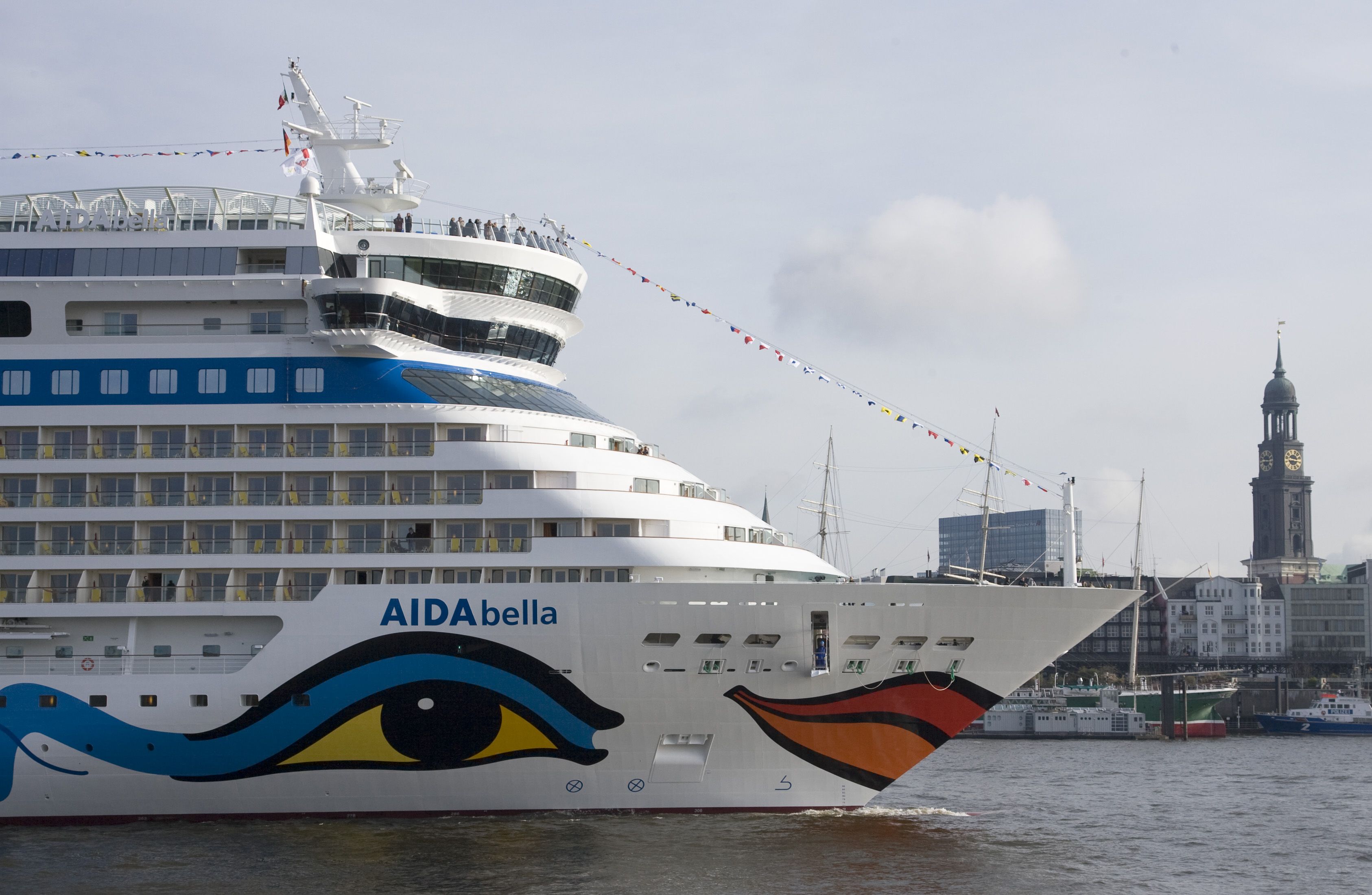 Immer mehr Kreuzfahrtschiffe kommen nach Hamburg (Foto: Aida Bella)