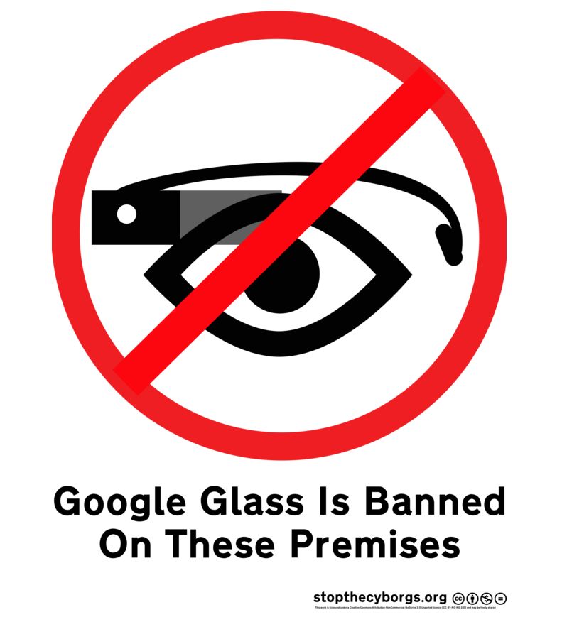 Google Glass Verbot